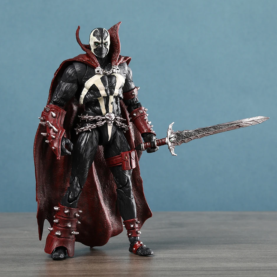kf S0f91700fdcd844fabeffac95966aaa9f9 Mortal Kombat Spawn PVC Action Figure Model Doll Toy Colletible Figurals - Mortal Kombat Shop