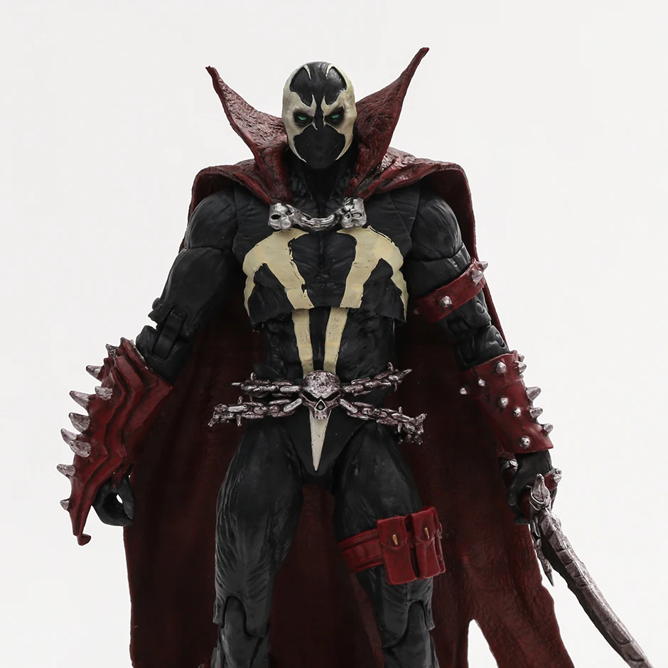 kf S55bf56a1b9b44de98e63a140e79599baq Mortal Kombat 7 inch Spawn with Sword Action Figure PVC Toy Model Doll Collection Gift - Mortal Kombat Shop